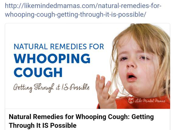 naturopath child abuse whooping cough natural